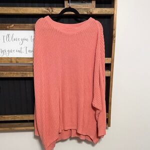 Sonoma Coral Knit Sweater